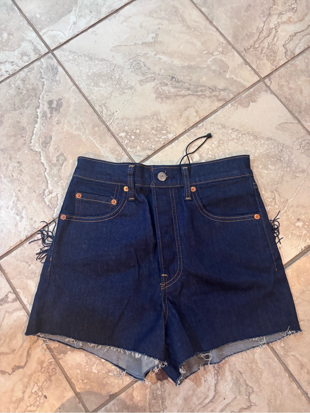 Levi's Ribcage Denim Shorts